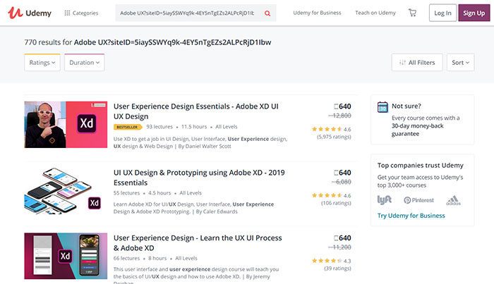 udemy-700x403 Adobe XD tutorials: The best ones for UI/UX designers
