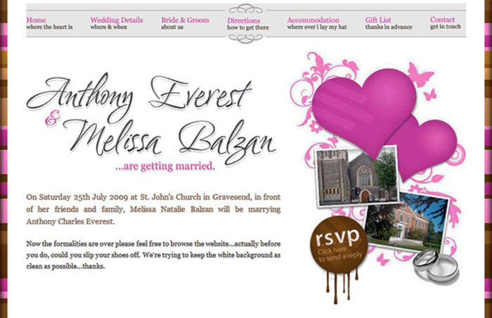 The wedding website welcome message you should use (multiple options)