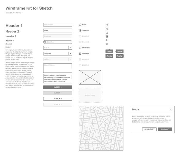wireframe-1-700x606 Get the best Sketch wireframe kit resources: Free and Premium