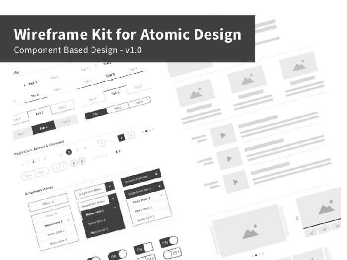 wireframe-kit-atomic-design-700x525 Get the best Sketch wireframe kit resources: Free and Premium