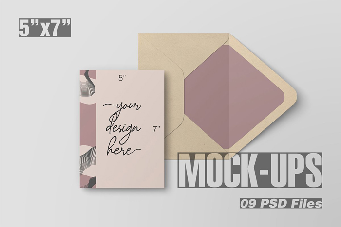 5x7-postcard Get a postcard mockup template out of this neat collection