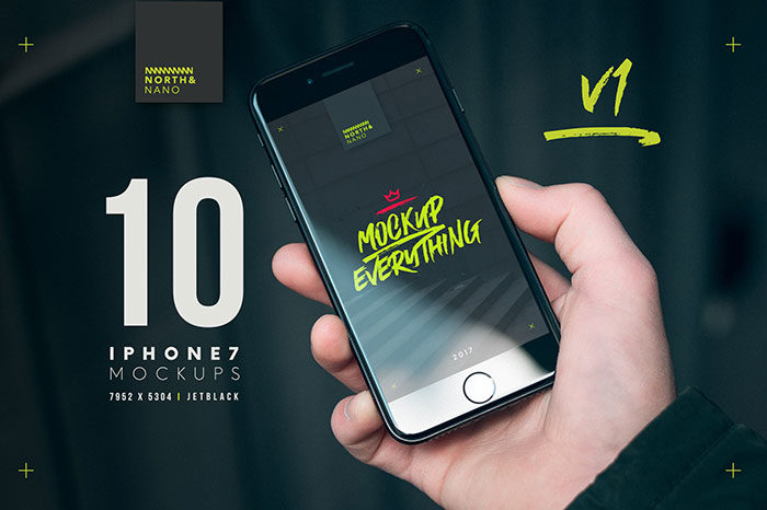 7psd-700x466 Hand holding iPhone mockup templates you can download now