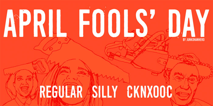 April-fool A set of funny fonts you could use in neat design projects