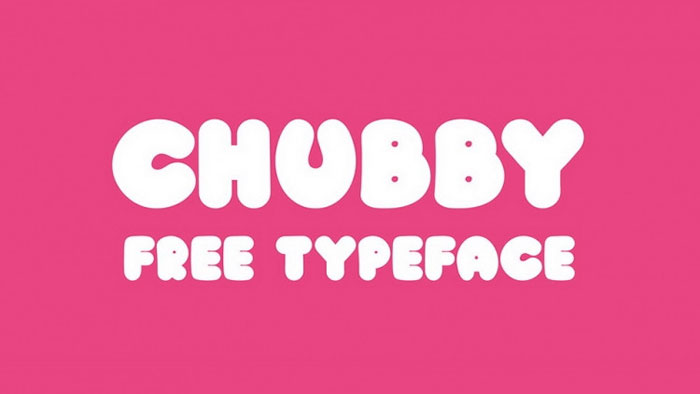 Chubby A set of funny fonts you could use in neat design projects
