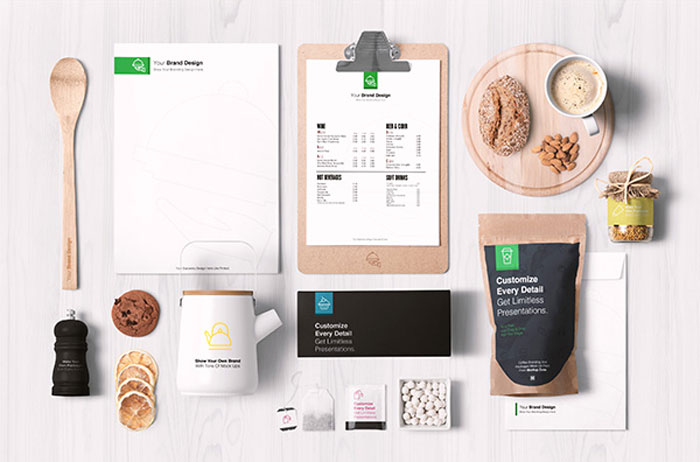 Food-branding Branding mockup templates you absolutely need to have