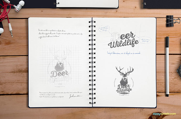 Free-PSD-Notebook-700x460 Grab these notebook mockups for free (plus Premium ones)