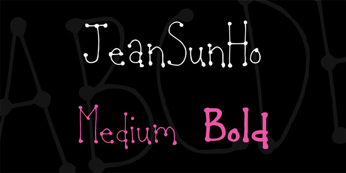 Jean-Sunho A set of funny fonts you could use in neat design projects