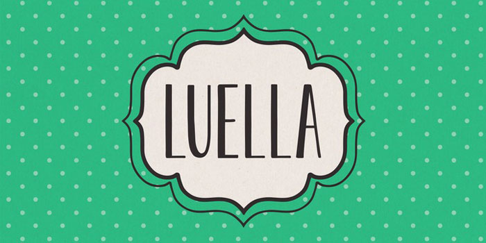 Luella A set of funny fonts you could use in neat design projects