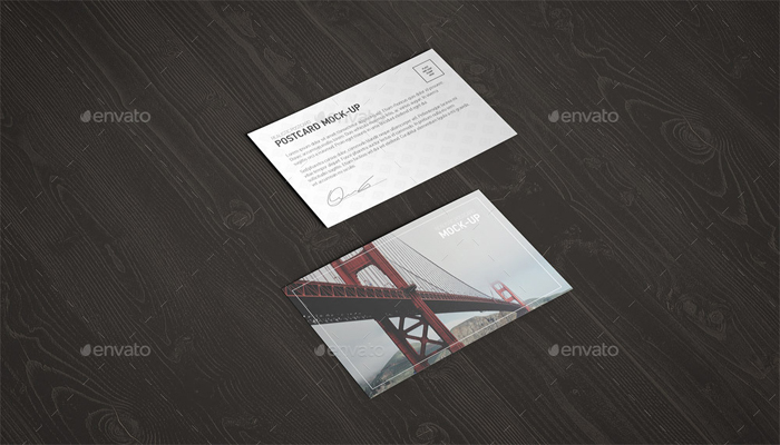 Postcard-and-invitation-mockup 23 Postcard Mockup Templates For Great Designers