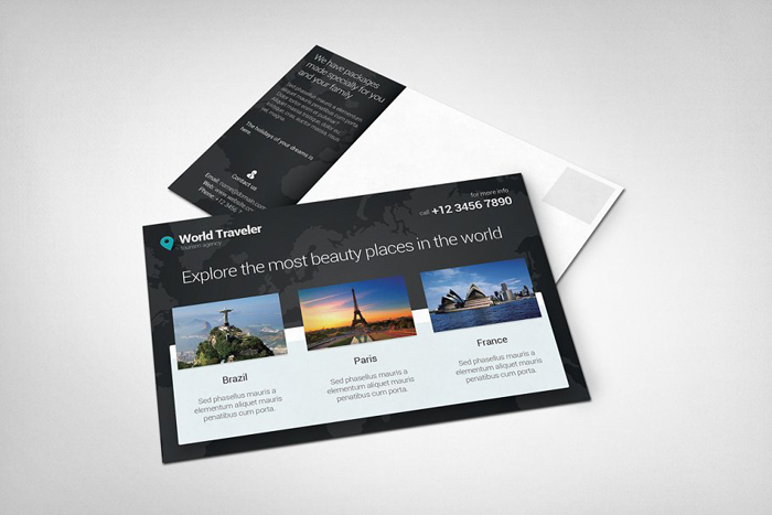 Postcard-mockup4 Get a postcard mockup template out of this neat collection