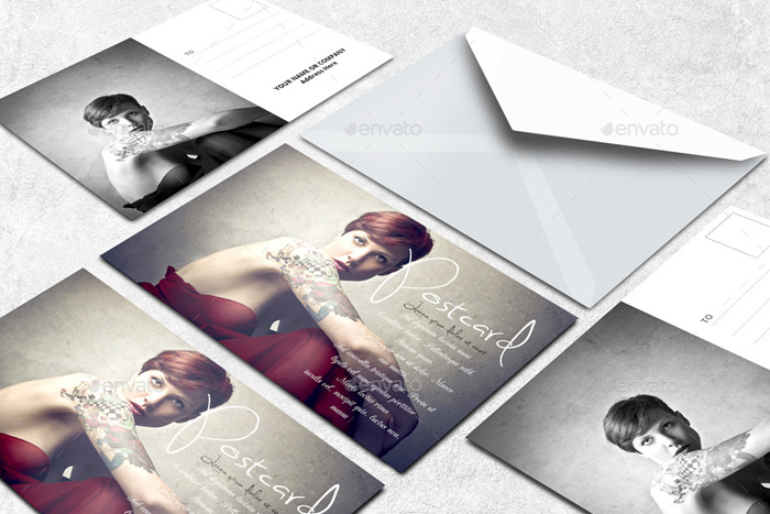 Postcards-mockups Get a postcard mockup template out of this neat collection