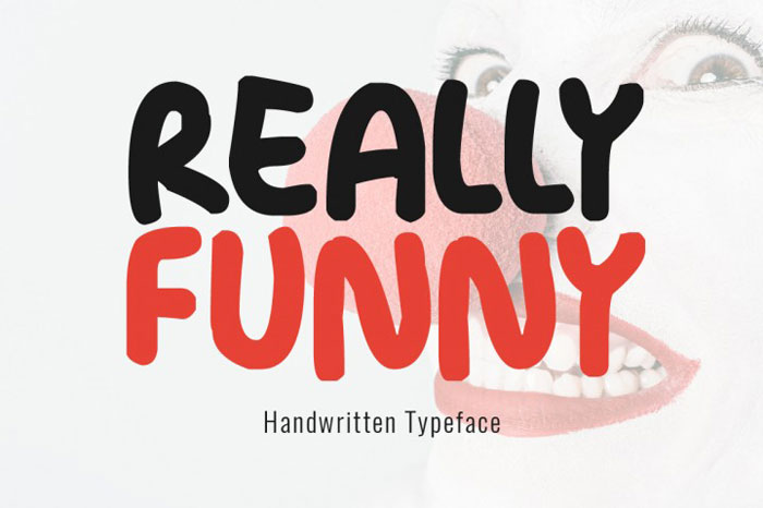 Really-Funny A set of funny fonts you could use in neat design projects