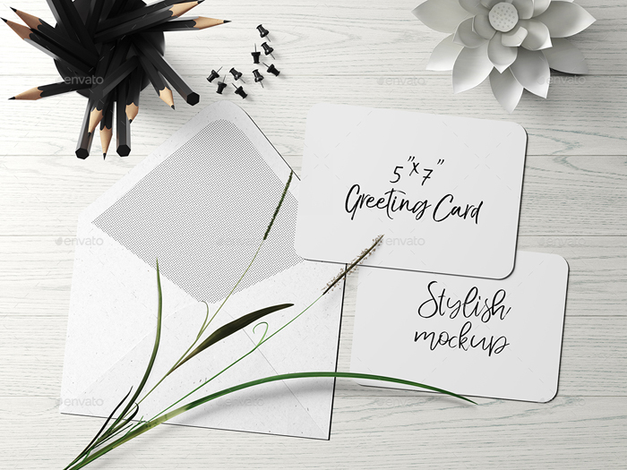 Rounded-corners 23 Postcard Mockup Templates For Great Designers