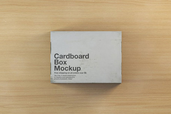 Shipping-box-mockup Awesome Box mockups to Download and Present Your Designs