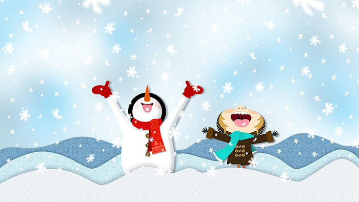 Snowman-Christmas-Wallpaper-700x394 Beautiful Christmas wallpapers you should download