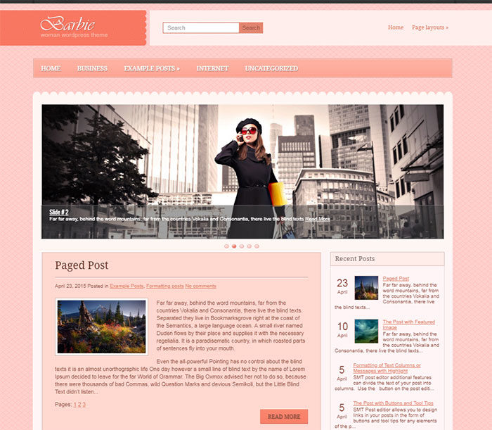 barbie-700x611 Free feminine WordPress themes you should check out