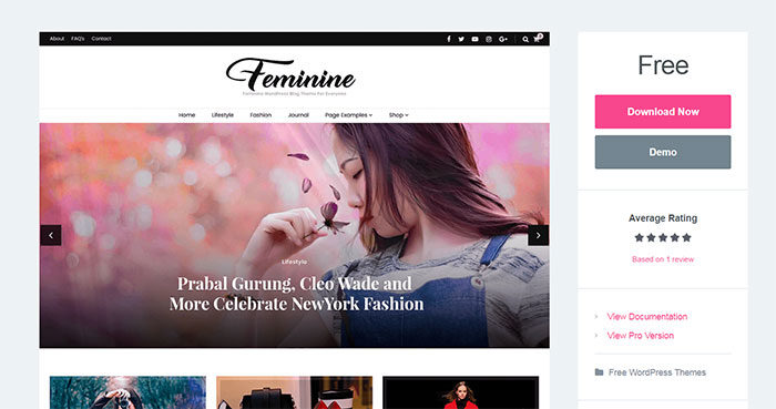 femine-700x369 Free feminine WordPress themes you should check out