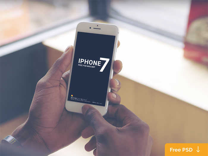 white-700x525 Hand holding iPhone mockup templates you can download now