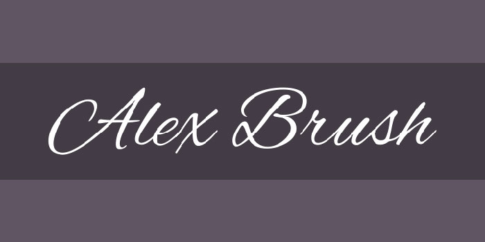 Alex-Brush Need some wedding fonts? Try these options for your print