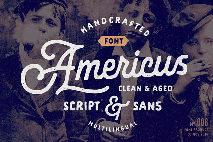 Americus Classic western font examples you should check out now