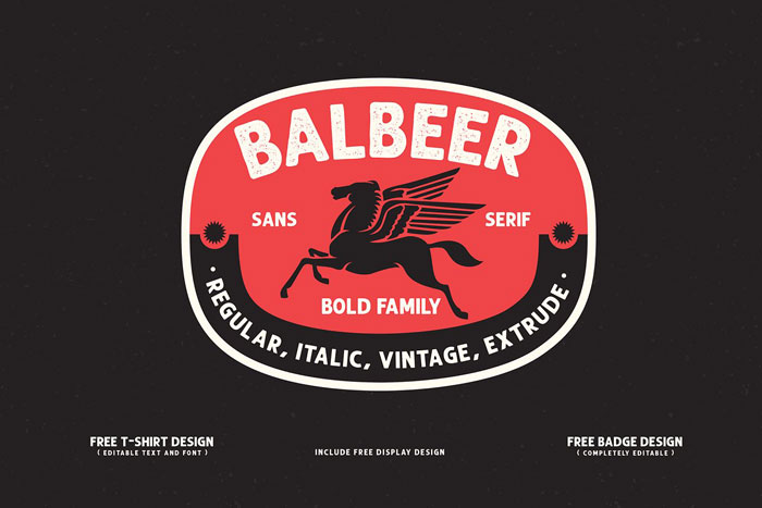 Balbee 27 Rustic Fonts For Creating Thematic Designs
