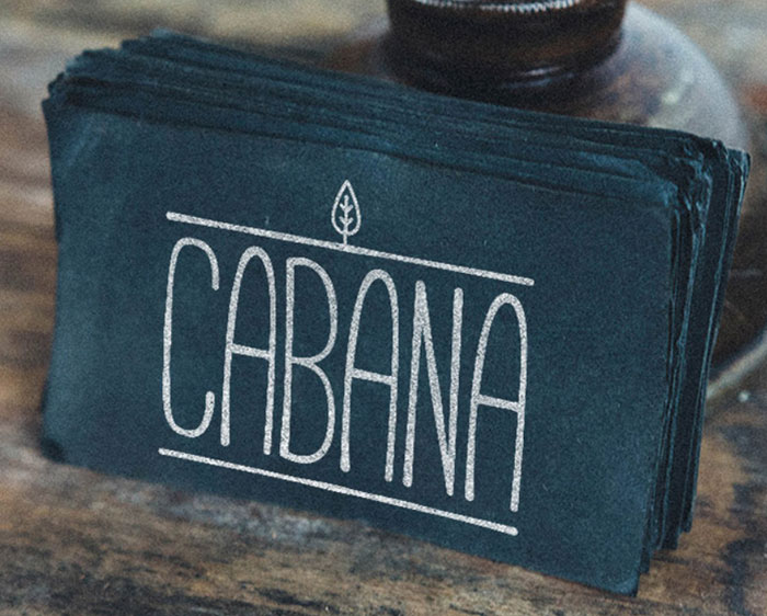 Cabana Try these pretty fonts for fun and sweet projects
