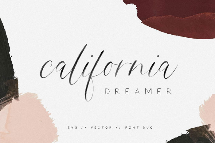 California-Dreamer Need some wedding fonts? Try these options for your print