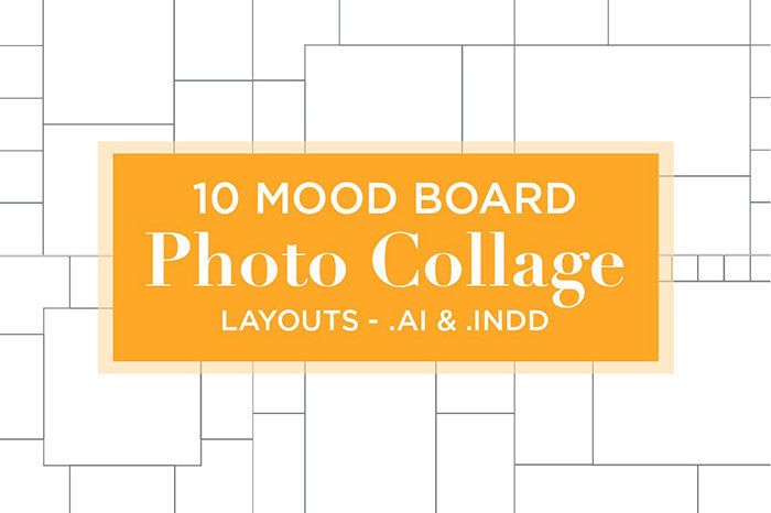 Clean-and-Simple-College-mood-boards-Template-700x466 Awesome Mood Board Templates For Designers