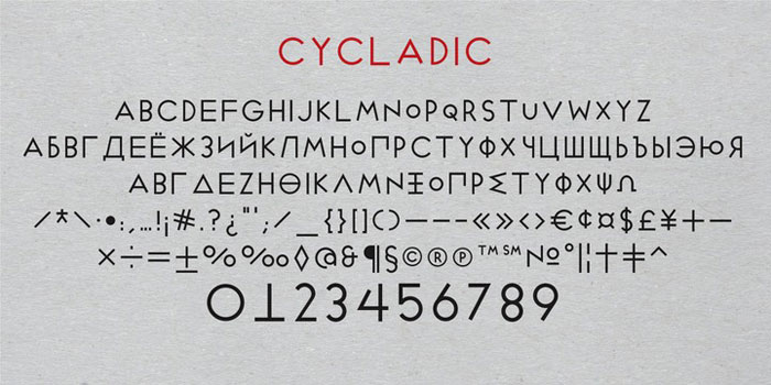 Clycladic Nautical fonts to create cool sailing themed designs