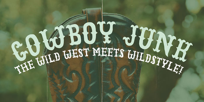 Cowboy-Junk Classic western font examples you should check out now