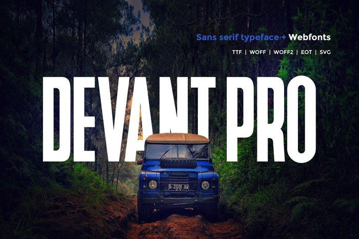 Devant-Pro These condensed fonts were made to impress: Check them out