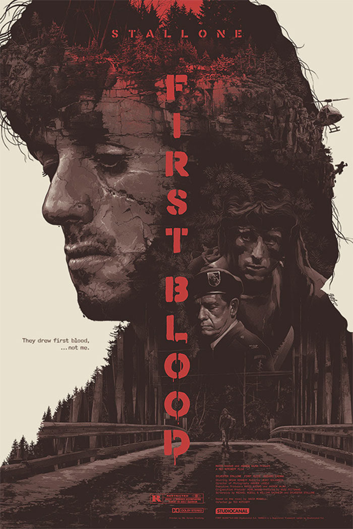 First-Blood-700x1048 The 40 Best Movie Posters You Should Check Out