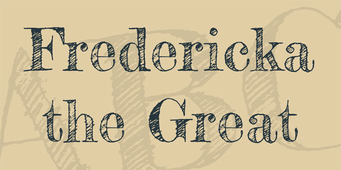 Fredericka 27 Rustic Fonts For Creating Thematic Designs