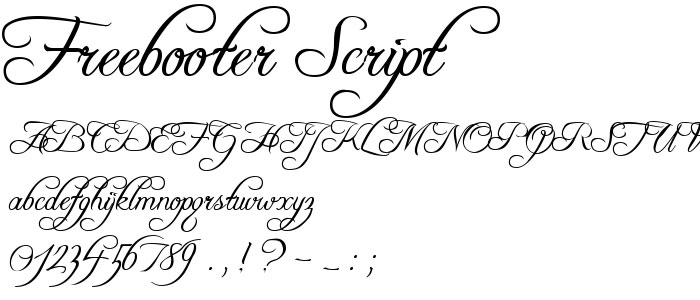 Freeboter-Script Need some wedding fonts? Try these options for your print
