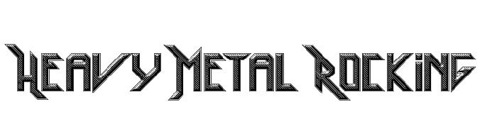 Heavy-Metal-Rocking A collection of heavy metal fonts for that awesome band cover you wanted