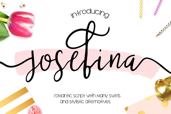 Josefina Need some wedding fonts? Try these options for your print