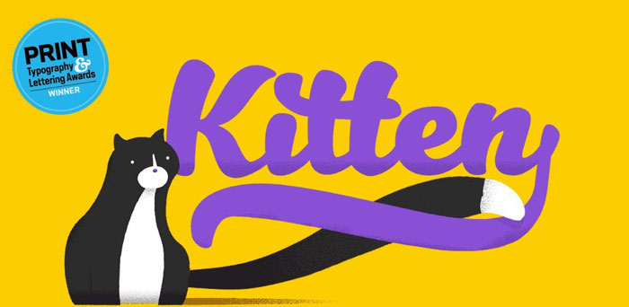 Kitten Try these pretty fonts for fun and sweet projects