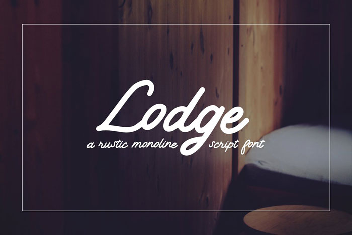 Lodge An awesome set of rustic fonts: Download them from this article