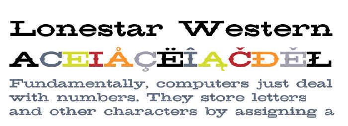 Lonestar-Western Classic western font examples you should check out now