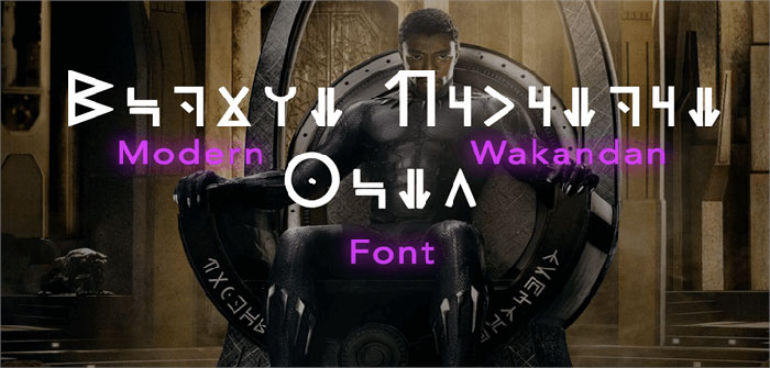 Modern-Wakandan These are the coolest superhero fonts out there