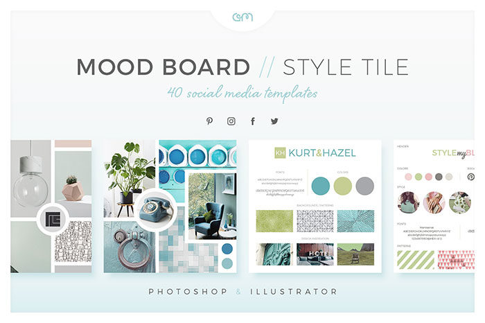 Mood-Board-Tile-Style-700x466 Mood board template examples to consider downloading
