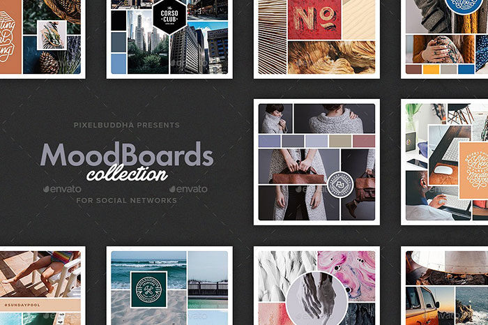 Mood-Boards-Collection-700x466 Mood board template examples to consider downloading