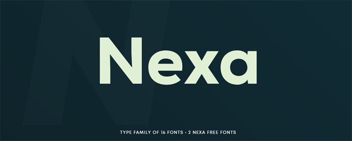 Nexa An awesome set of rustic fonts: Download them from this article