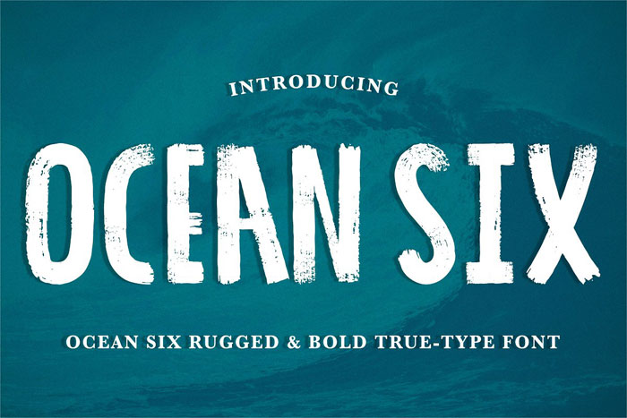 Ocean-six Nautical fonts to create cool sailing themed designs