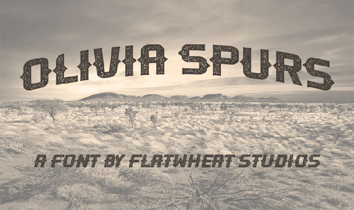 Olivia-spurs Classic western font examples you should check out now