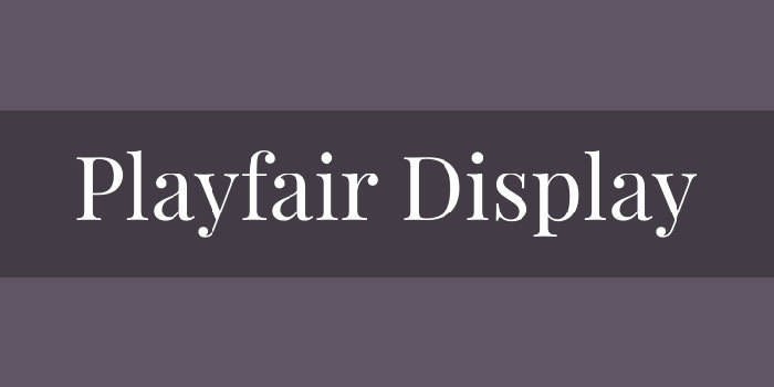 Playfair-display Need some wedding fonts? Try these options for your print