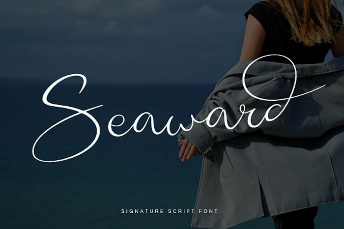 Seaward Nautical fonts to create cool sailing themed designs