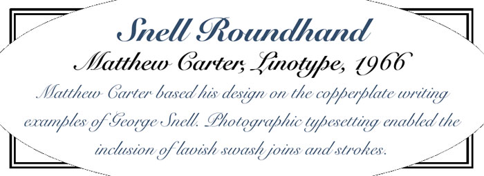 Snell-Roundhand Need some wedding fonts? Try these options for your print