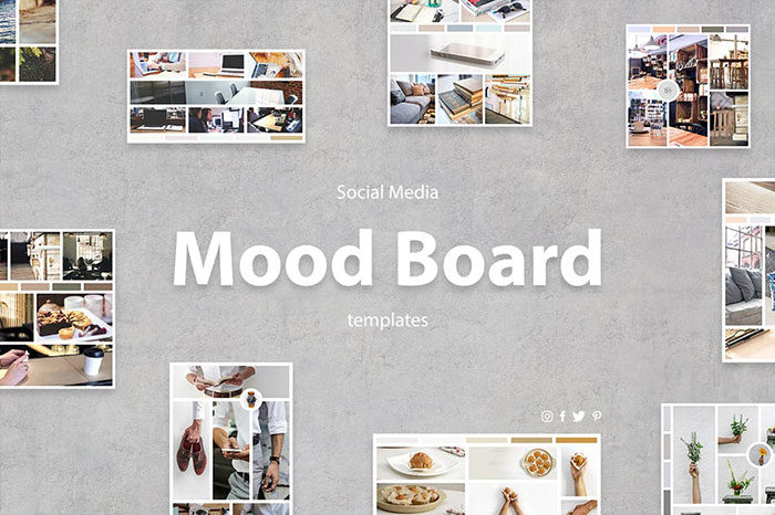 Social-Media-Mood-Board-Templates-700x466 Awesome Mood Board Templates For Designers