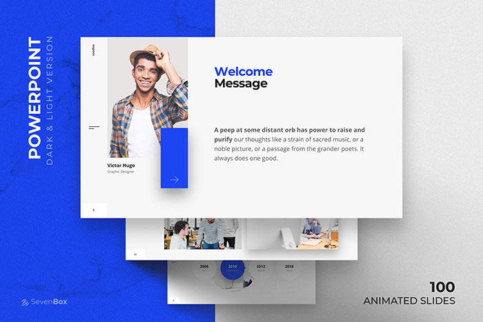 Powerpoint Presentation slides Creative and animated presentation template. 